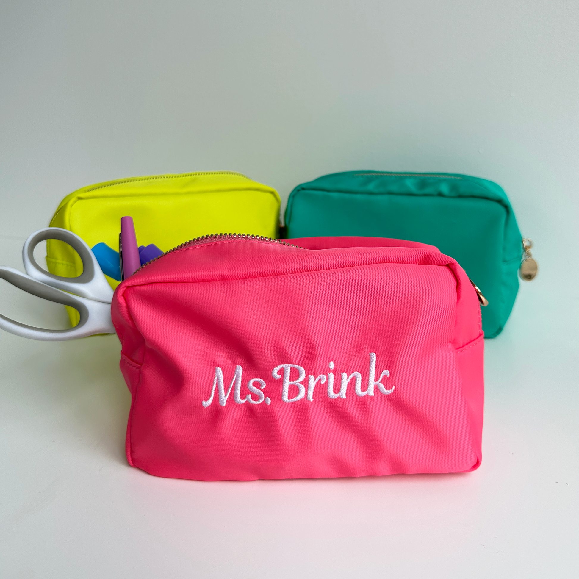 Personalized Teacher Cassie Cosmetic Pouch – Arden and Gold