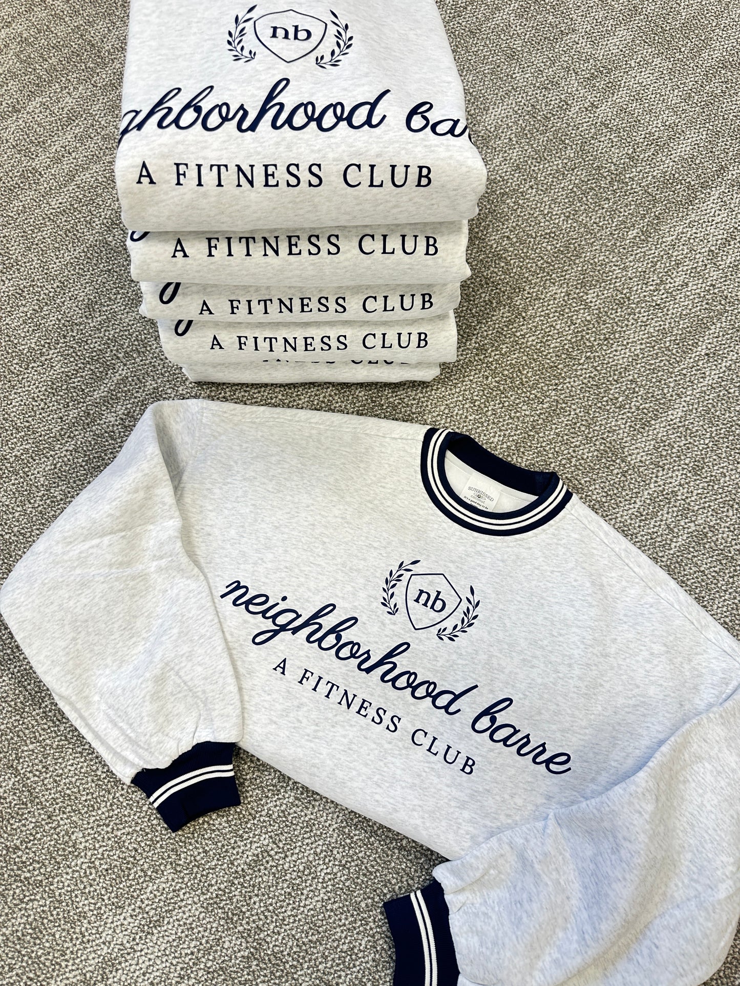 Neighborhood Barre LATE MARCH PRE-ORDER Preppy Crew Sweatshirt