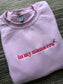 Light Pink In My Mama Era Embroidered Gemma Sweatshirt | Large | Blooper