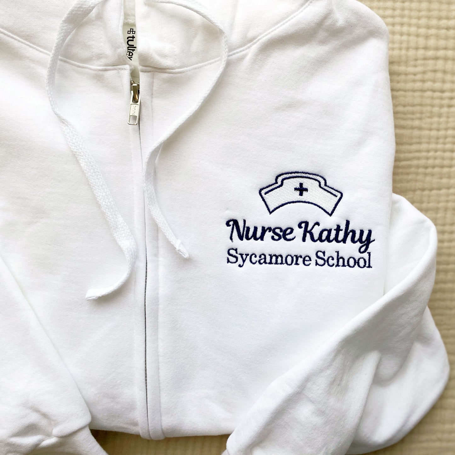 Custom School Nurse Talia Full Zip Jacket