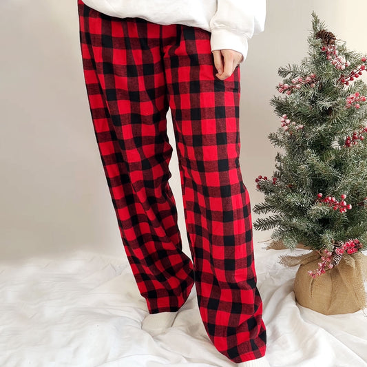 Buffalo Plaid Christmas Family Pajama Pants