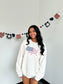 USA Embroidered 'Cross Stitch' Unisex Sweatshirt