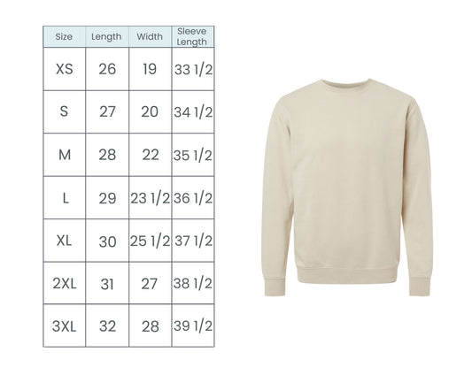 St. Joseph Cavaliers Adult Midweight Pigment-Dyed Crewneck Sweatshirt | SJSEA