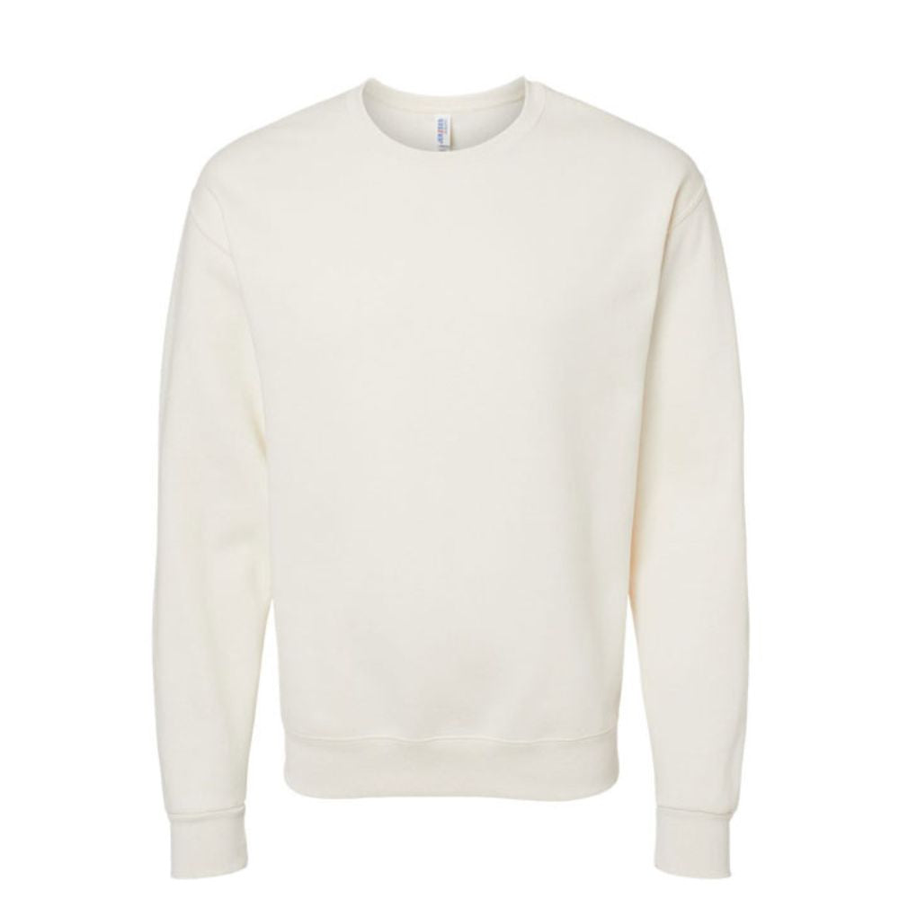 Cream crew neck sweatshirt hotsell