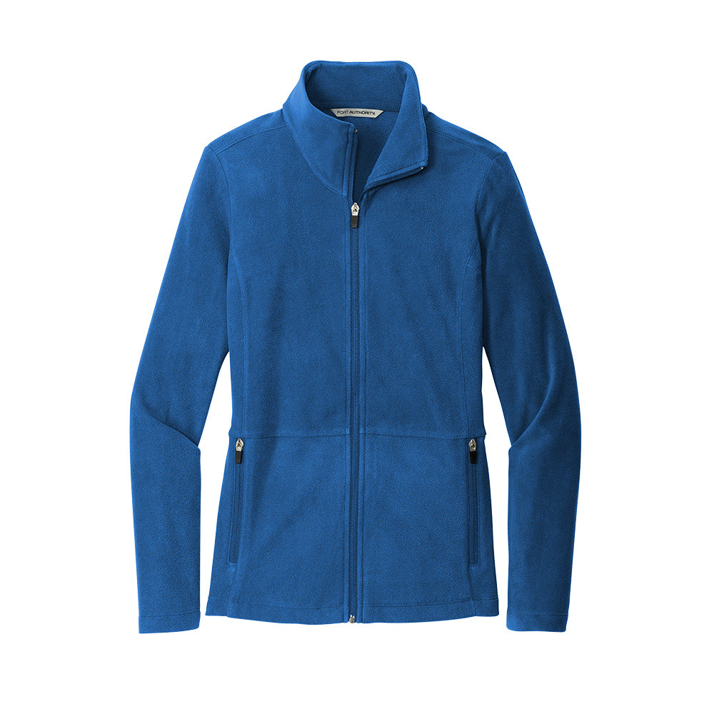 Royal Blue Full-Zip Microfleece Medical Jacket
