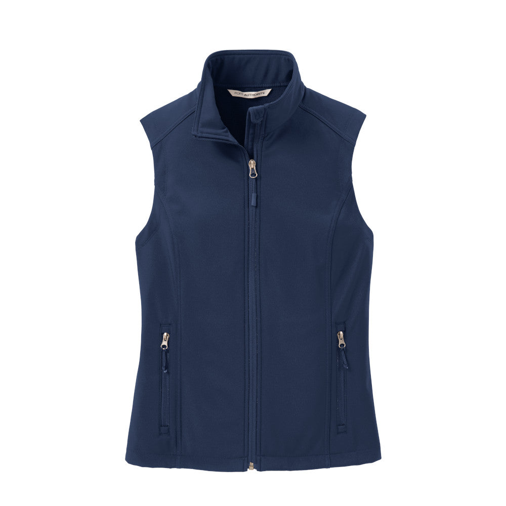 navy blue soft shell vest 