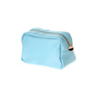 light blue nylon pouch