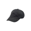 Black baseball cap on a white background