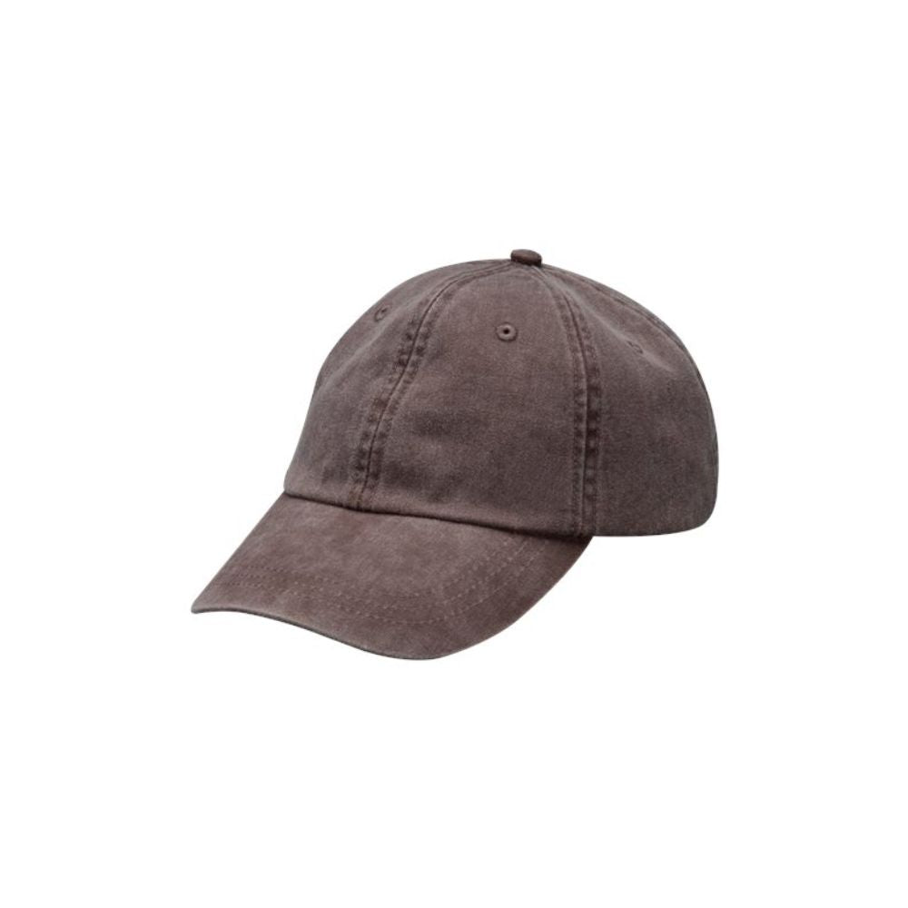 Espresso baseball cap on a white background