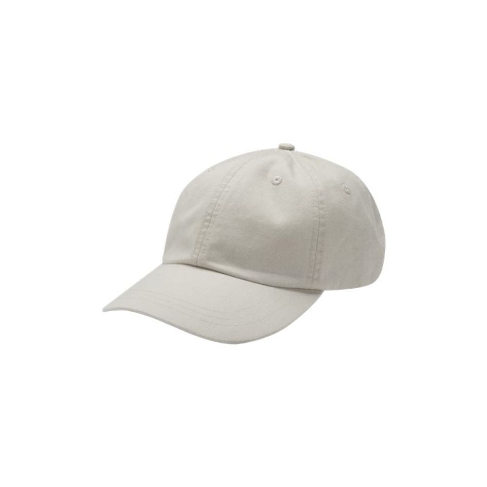 Ivory baseball cap on a white background