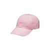 Pale Pink baseball cap on a white background