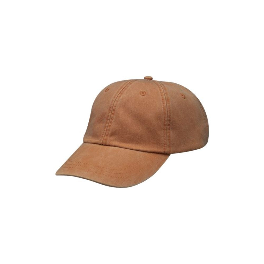 Terracotta baseball cap on a white background