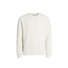 heather oatmeal knit fleece sweatshirt
