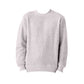 salt-n-pepper knit fleece sweatshirt