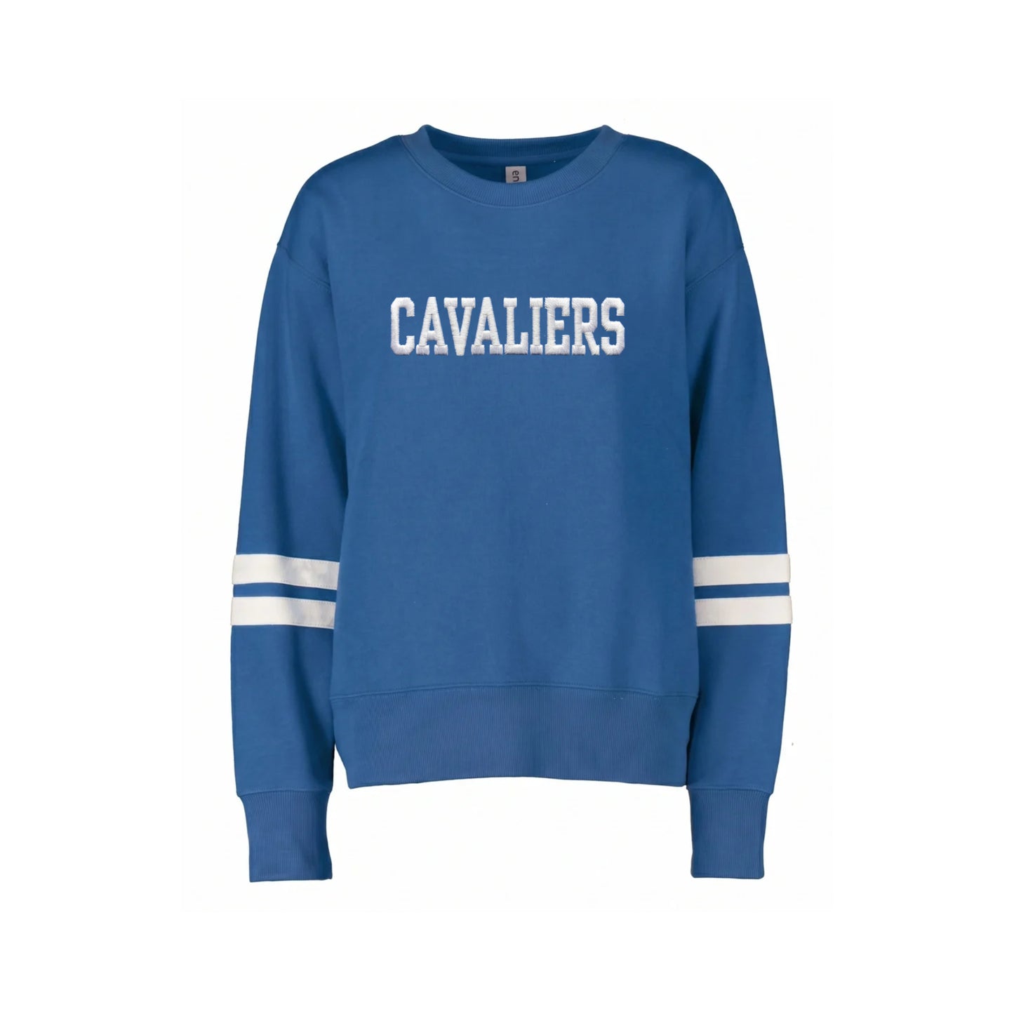 *Preorder* Ladies 3D Puff Cavaliers Vintage Varsity Boxy Crew  | SJS DTF PUFF5