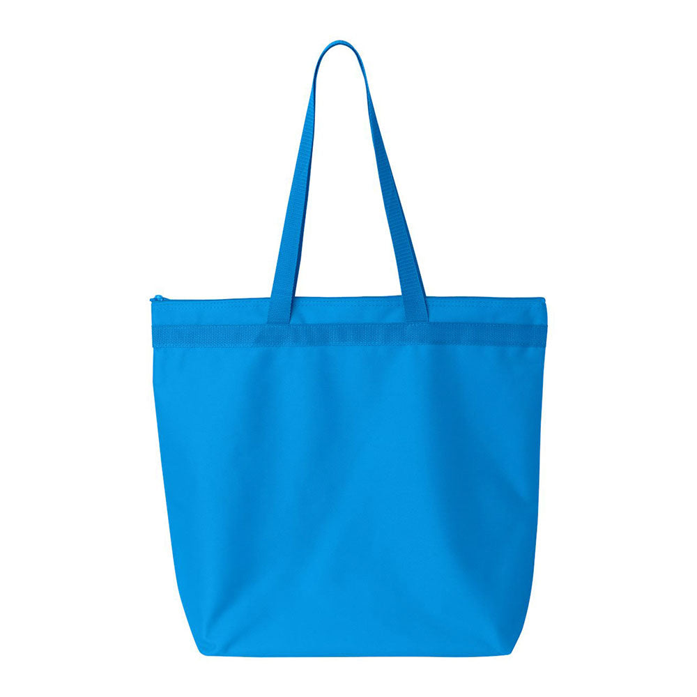 turquoise tote bag