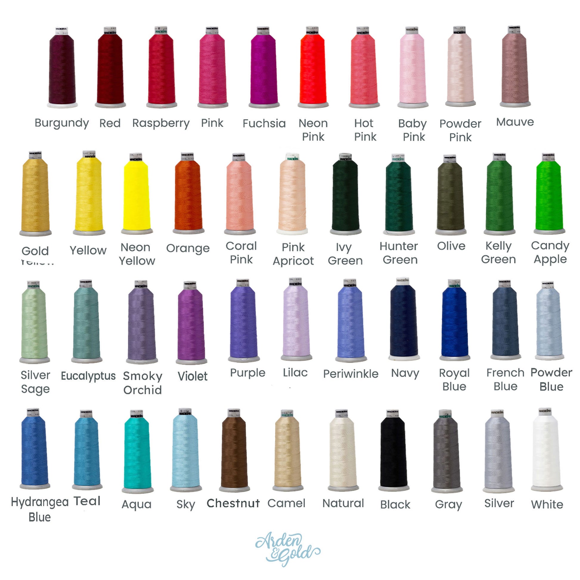 thread color options