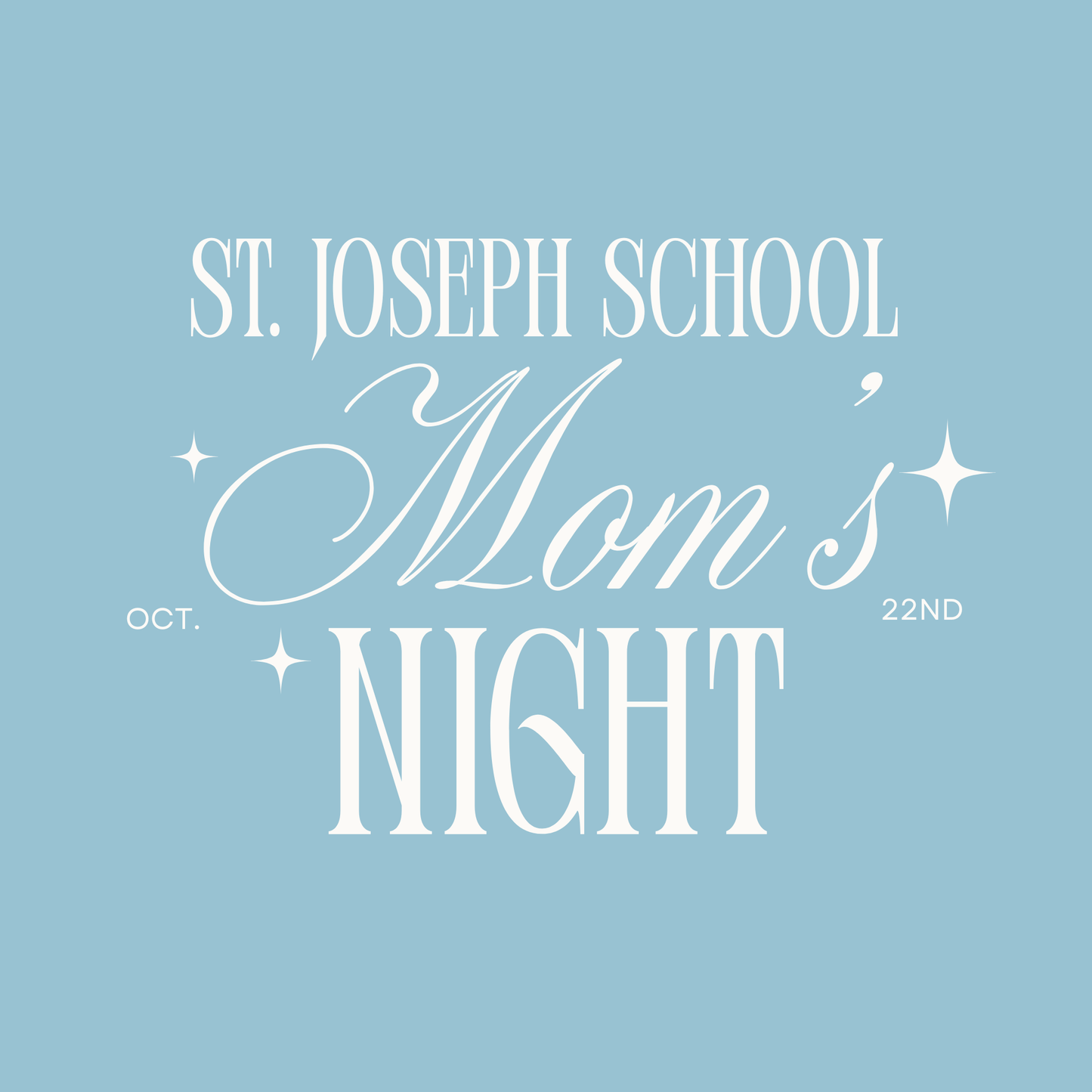 SJS Mom's Night 10.22