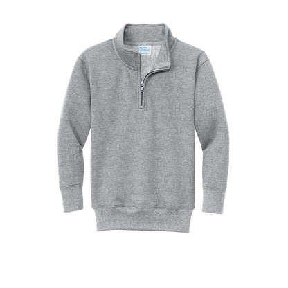 BSS Eagle Embroidered Youth Embroidered Quarter Zip