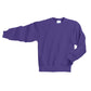 purple crewneck sweatshirt