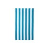 turquoise striped cabana beach towel