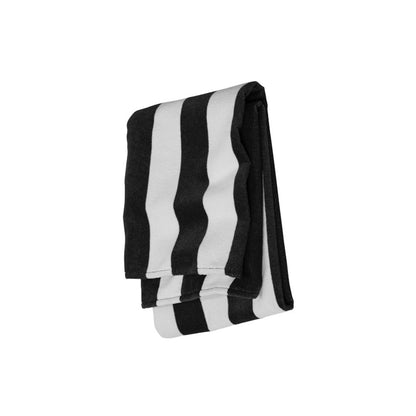 black stripe beach towel towel