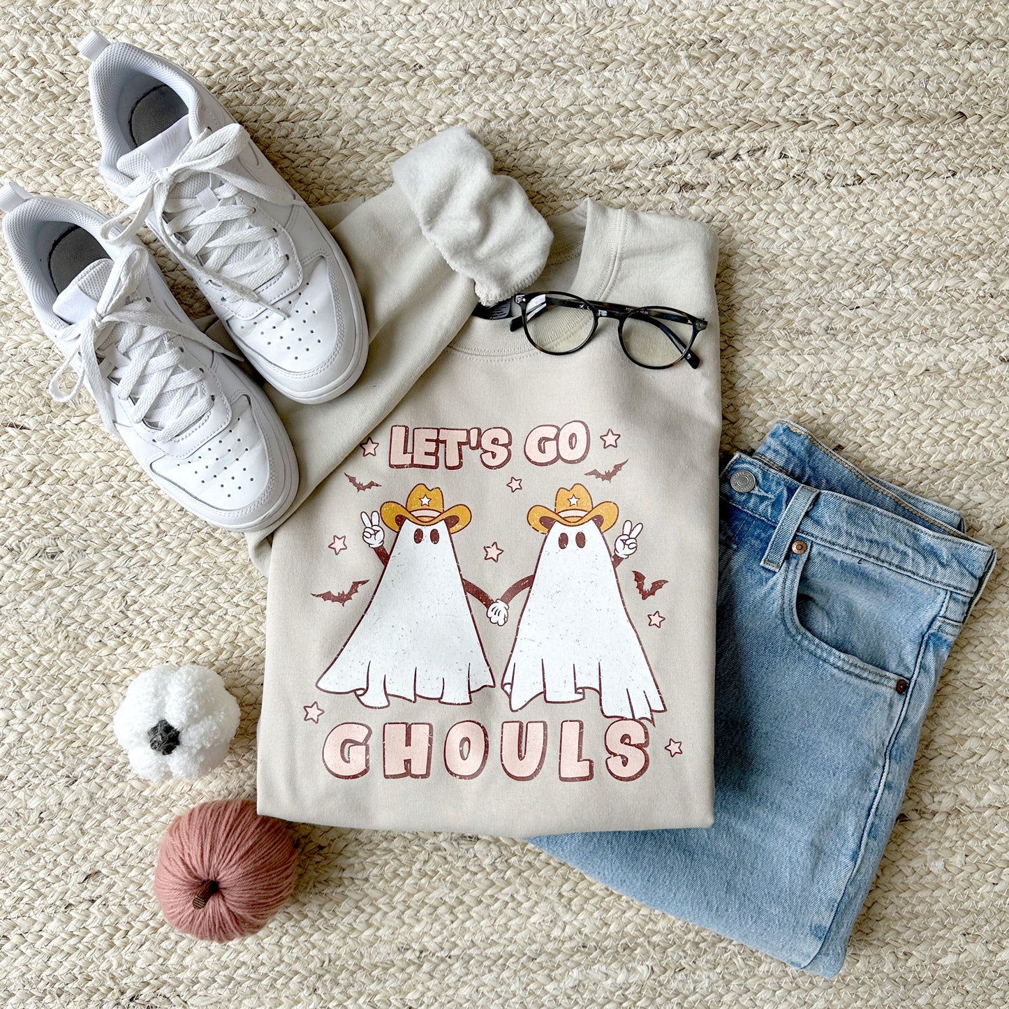 Let's Go Ghouls Gemma Crewneck Sweatshirt