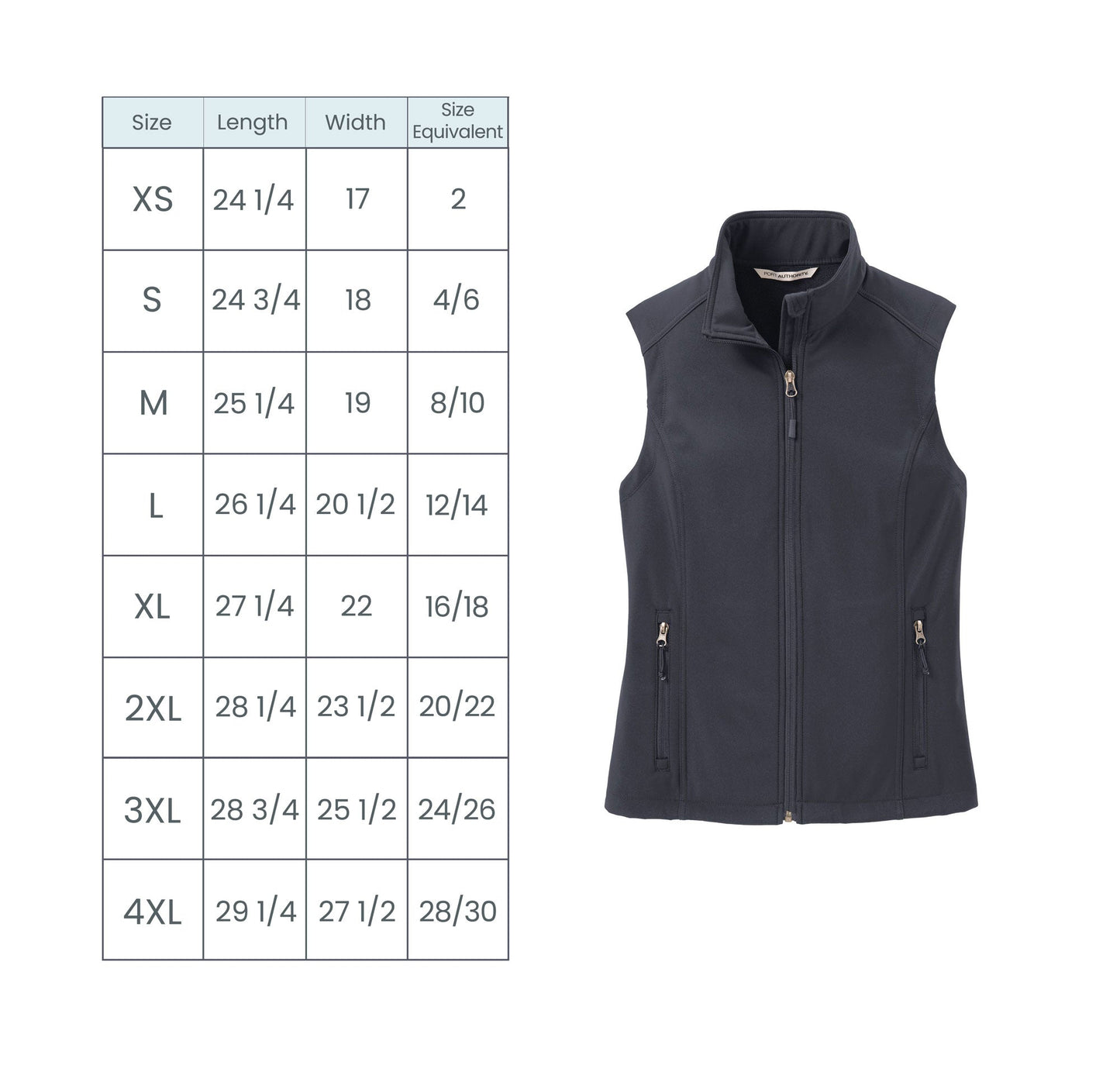 Personalized RN Embroidered Soft Shell Vest
