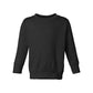 black crewneck sweatshirt