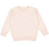 natural heather  toddler crewneck sweatshirt
