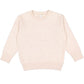 natural heather  toddler crewneck sweatshirt
