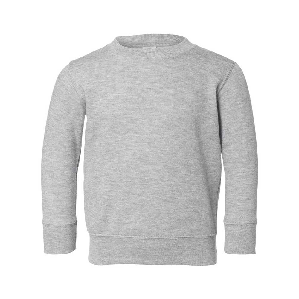 athletic heather youth crewneck sweatshirt