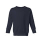 navy  toddler crewneck sweatshirt