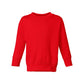 red crewneck sweatshirt