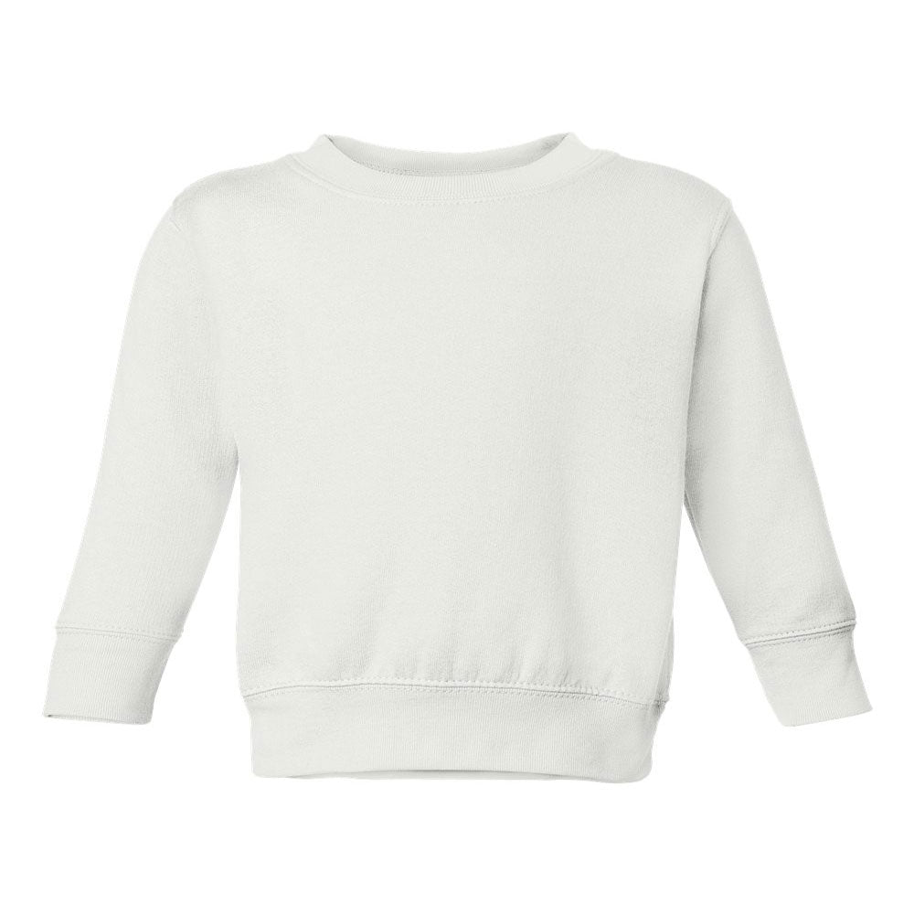 white youth crewneck sweatshirt