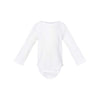 white long sleeve infant bodysuit 