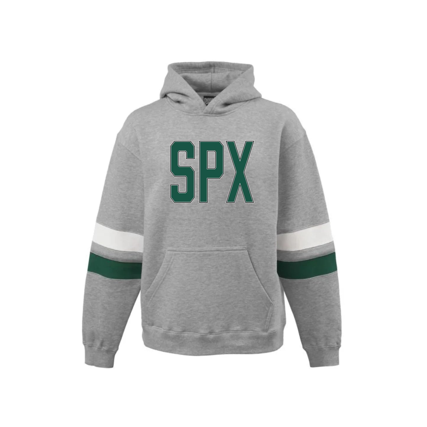 SPX Vintage Striped Pennant Hoodie | Adult Fit | SPX_DTF_F7