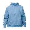 stellar blue boxy quarter zip