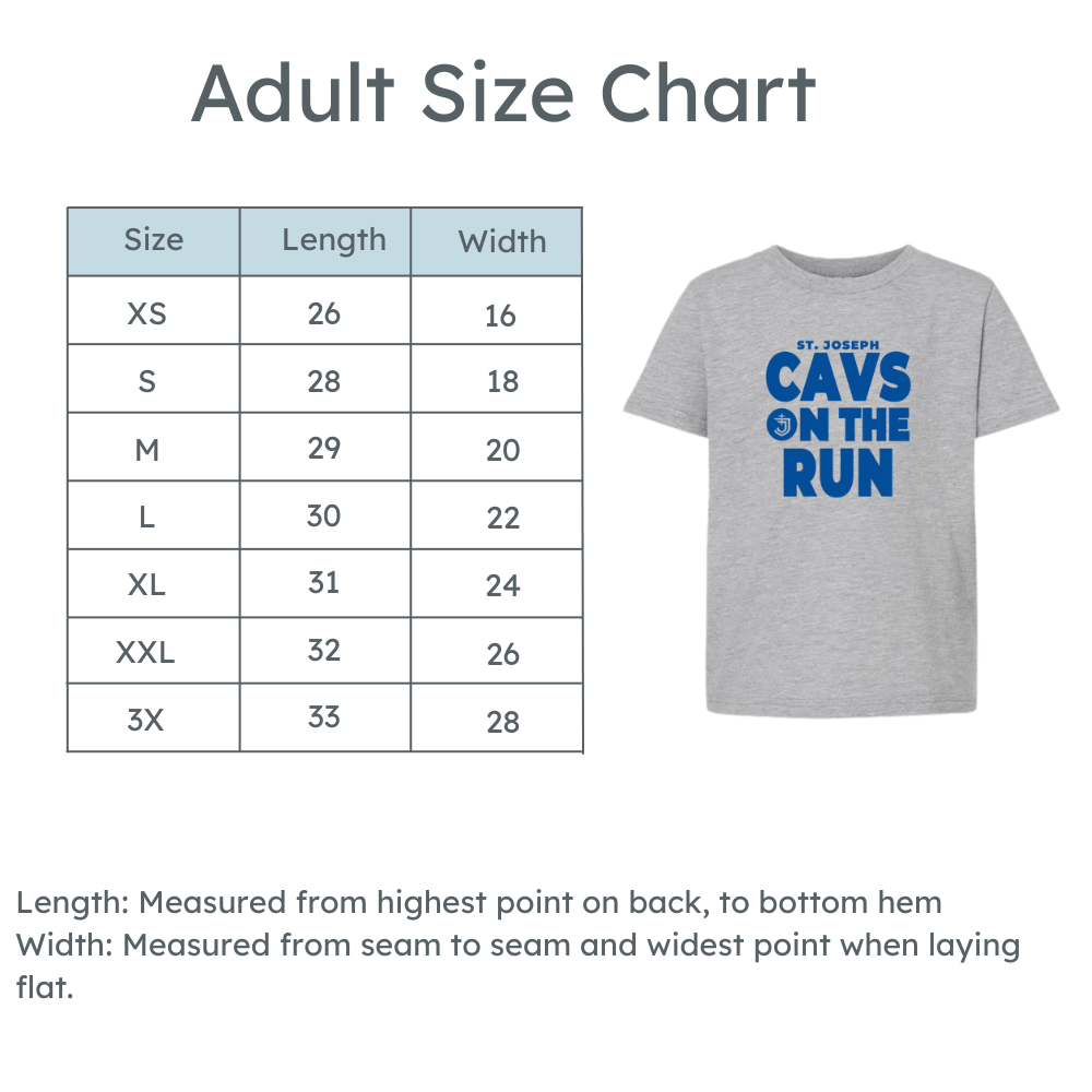 Cavs On The Run Fundraiser Tee