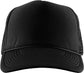 black trucker hat