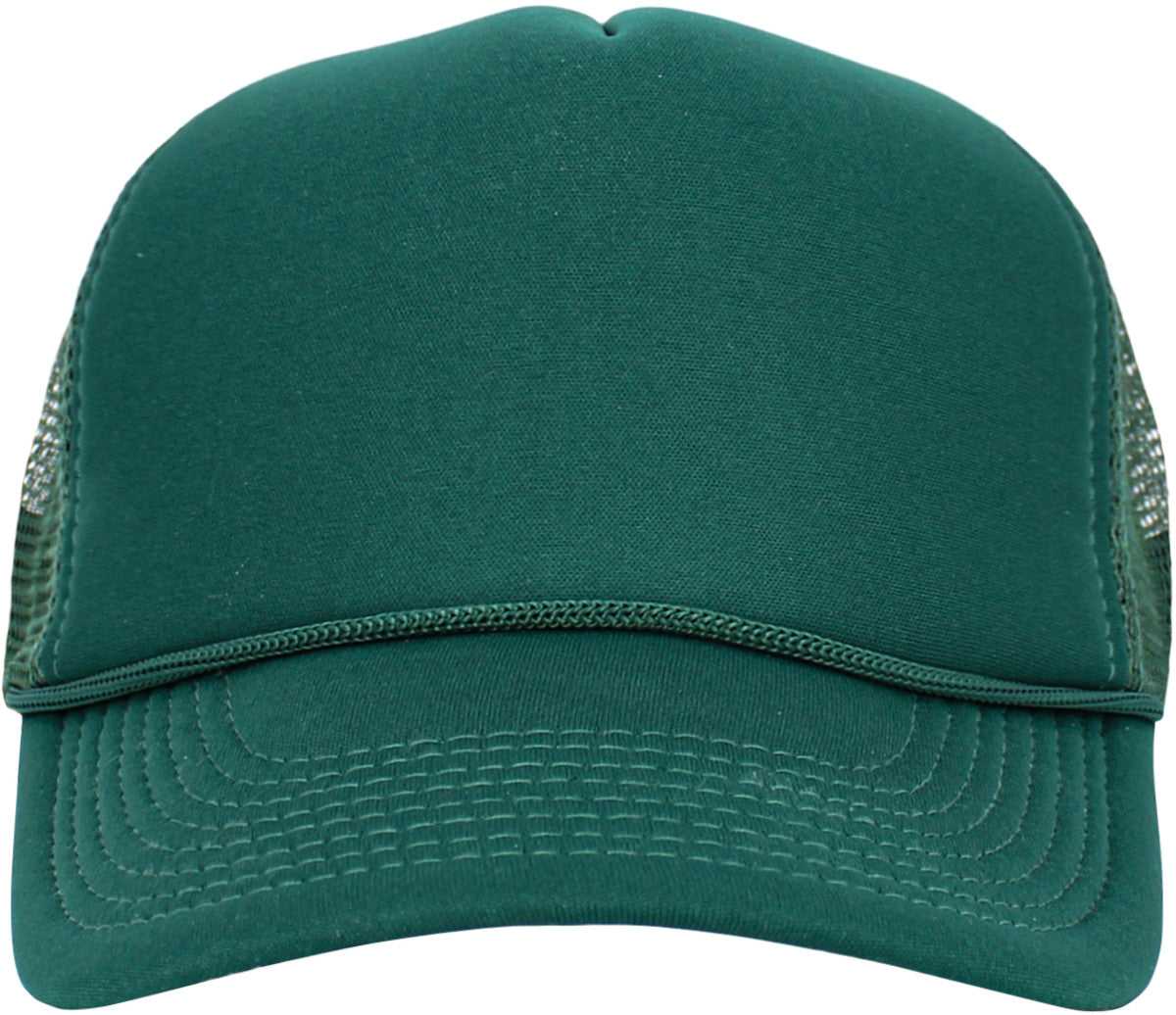 dark green trucker hat