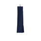 navy tri-fold waffle microfiber towel