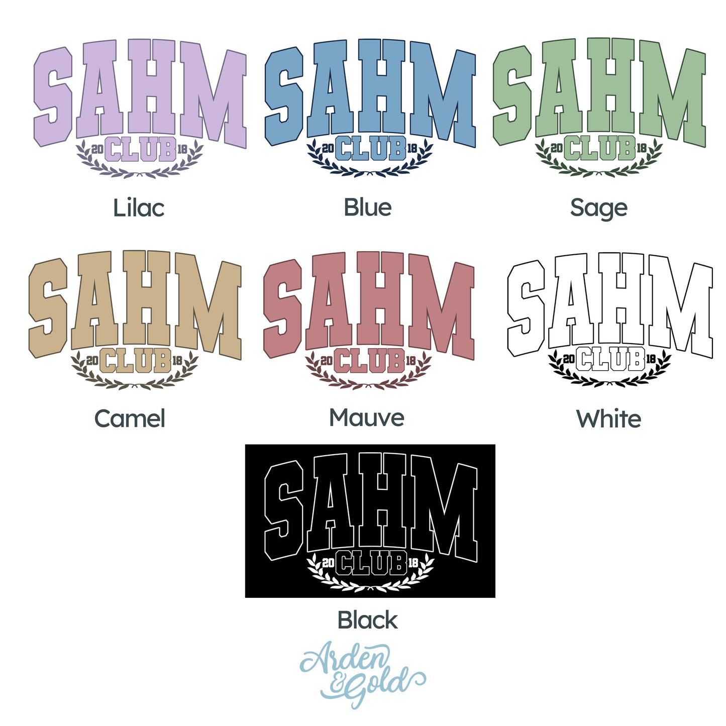 SAHM Club Comfort Colors T-Shirt | Stay-At-Home-Mom