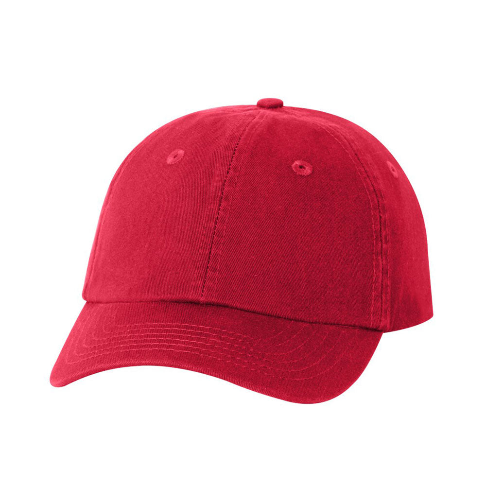 red youth baseball cap