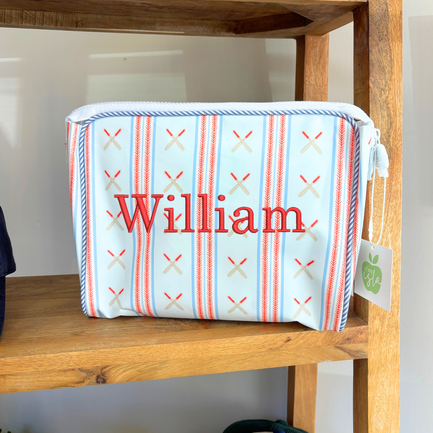 Personalized Go Bag in Baseball