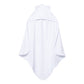 white  hooded bay towel