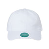 white legacy baseball hat