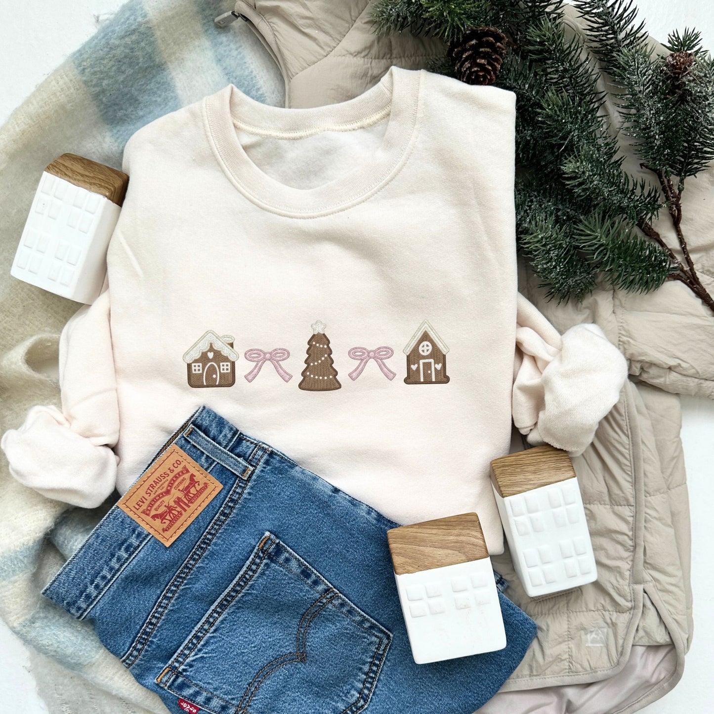 Coquette Gingerbread Crewneck Sweatshirt