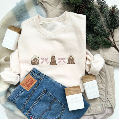 Coquette Gingerbread Crewneck Sweatshirt