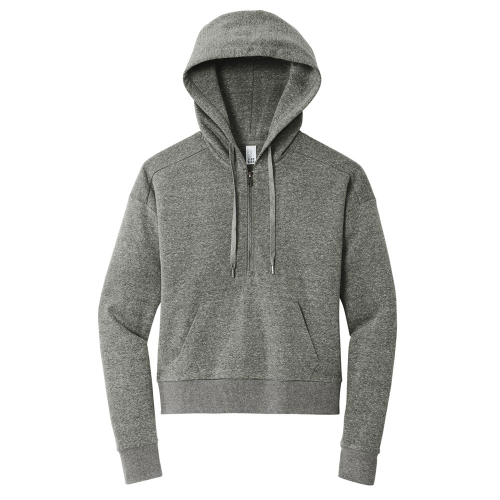 heather charcoal Tri-Fleece Hooded Pullover